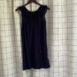 J. Crew Navy Sleeveless Swim Coverup